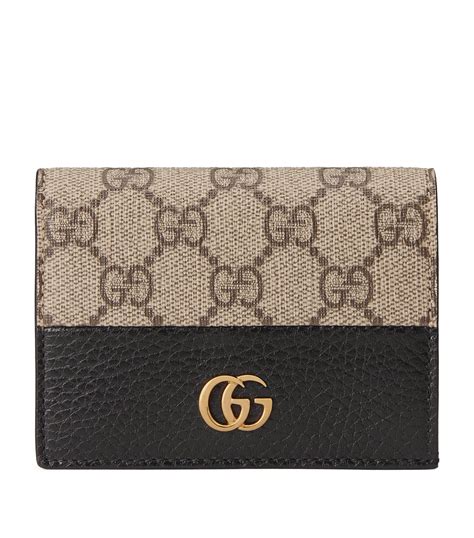 gucci marmont compact wallet|gucci marmont wallet men's.